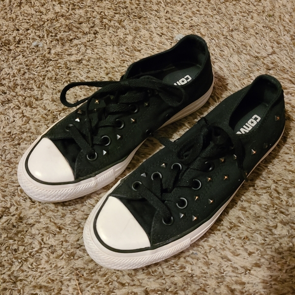 Converse All Star Black and Studded - Picture 1 of 6